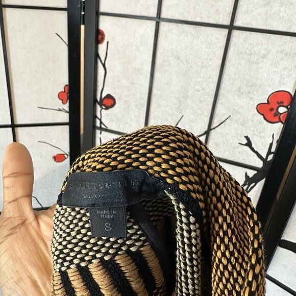 BURBERRY PRORSUM Runway SS12 Striped High Rise Pencil Tweed Knit Skirt Size S - Picture 12 of 13